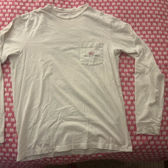 Men’s vineyard vines long sleeve “i love manhasset” tshirt - Picture 1 of 2